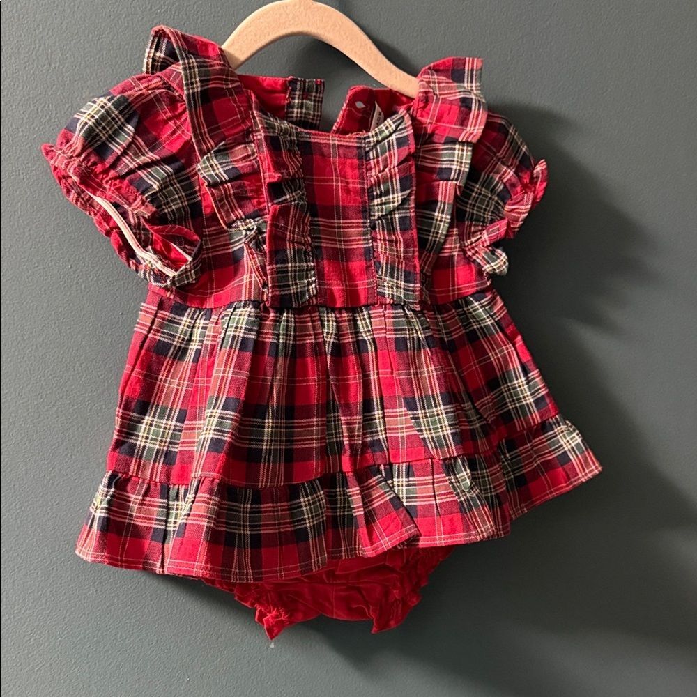Janie and Jack Red Plaid Dress